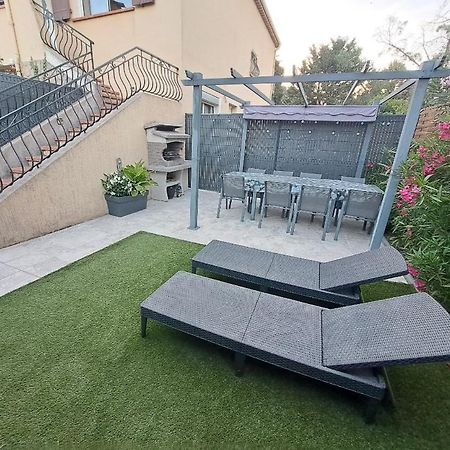La Villa Castel - Haut De Villa - Parkings- 3 Chambres - 8 Couchages - Jardin - Barbecue Кан сюр Мер Екстериор снимка