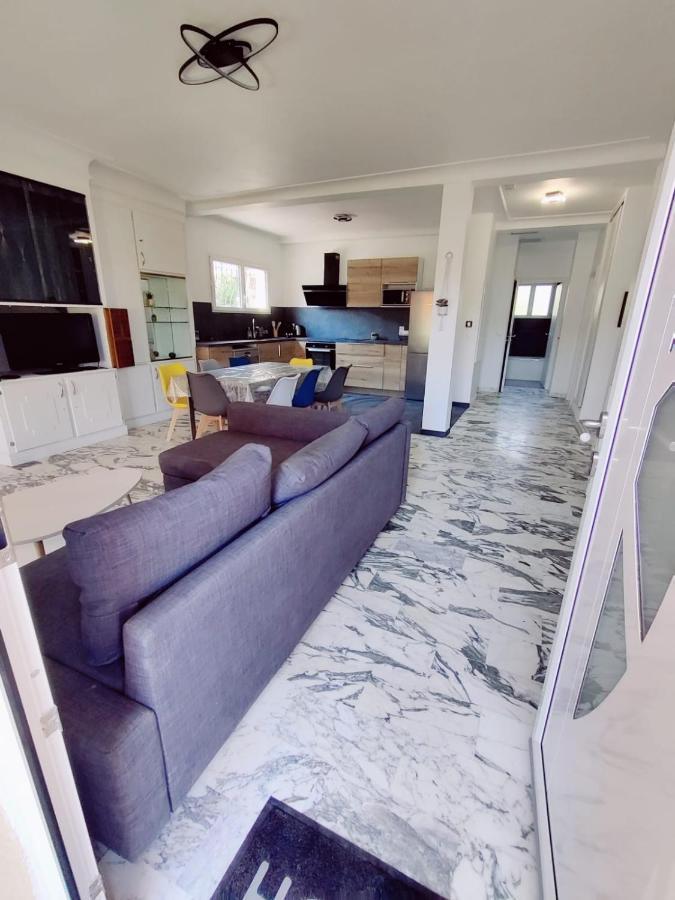 La Villa Castel - Haut De Villa - Parkings- 3 Chambres - 8 Couchages - Jardin - Barbecue Кан сюр Мер Екстериор снимка